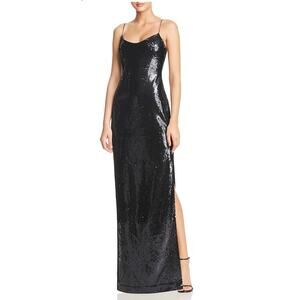 NWT LIKELY RONAN SEQUIN GOWN IN NAVY Prom or Homecoming Size 6